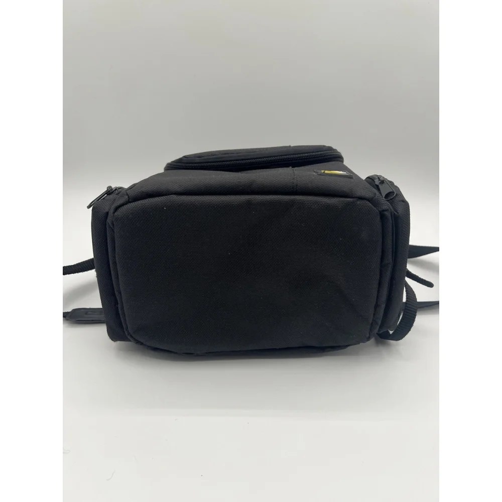 Deluxe Digital Photo Video Camera Camcorder Padded Carrying Case Black